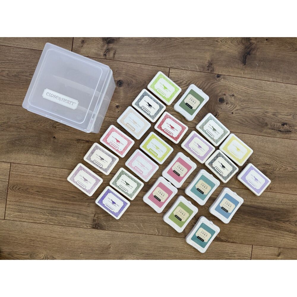 CLOSE TO MY HEART LOT 19 NEW Exclusive Ink Pads Water Based Dye Acid Free Craft